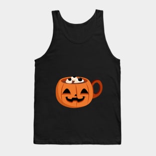 Haloloween Pumpkin Mug Scary T-shirt Tank Top